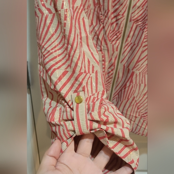 Zenergy Neema Painterly Waves Jacket by‎ Chicos womens size 3 lightweight - Picture 5 of 10